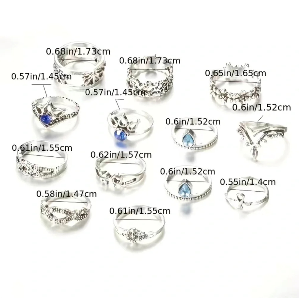 13-Piece Boho Ring Set - Picture 5 of 5